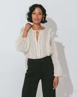 Cleobella Tops-Alessi Blousecream