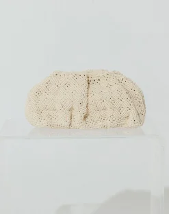 Cleobella Handbags-Aleza Macrame Clutchivory