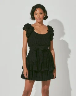 Cleobella Dresses-Andrea Mini Dressblack