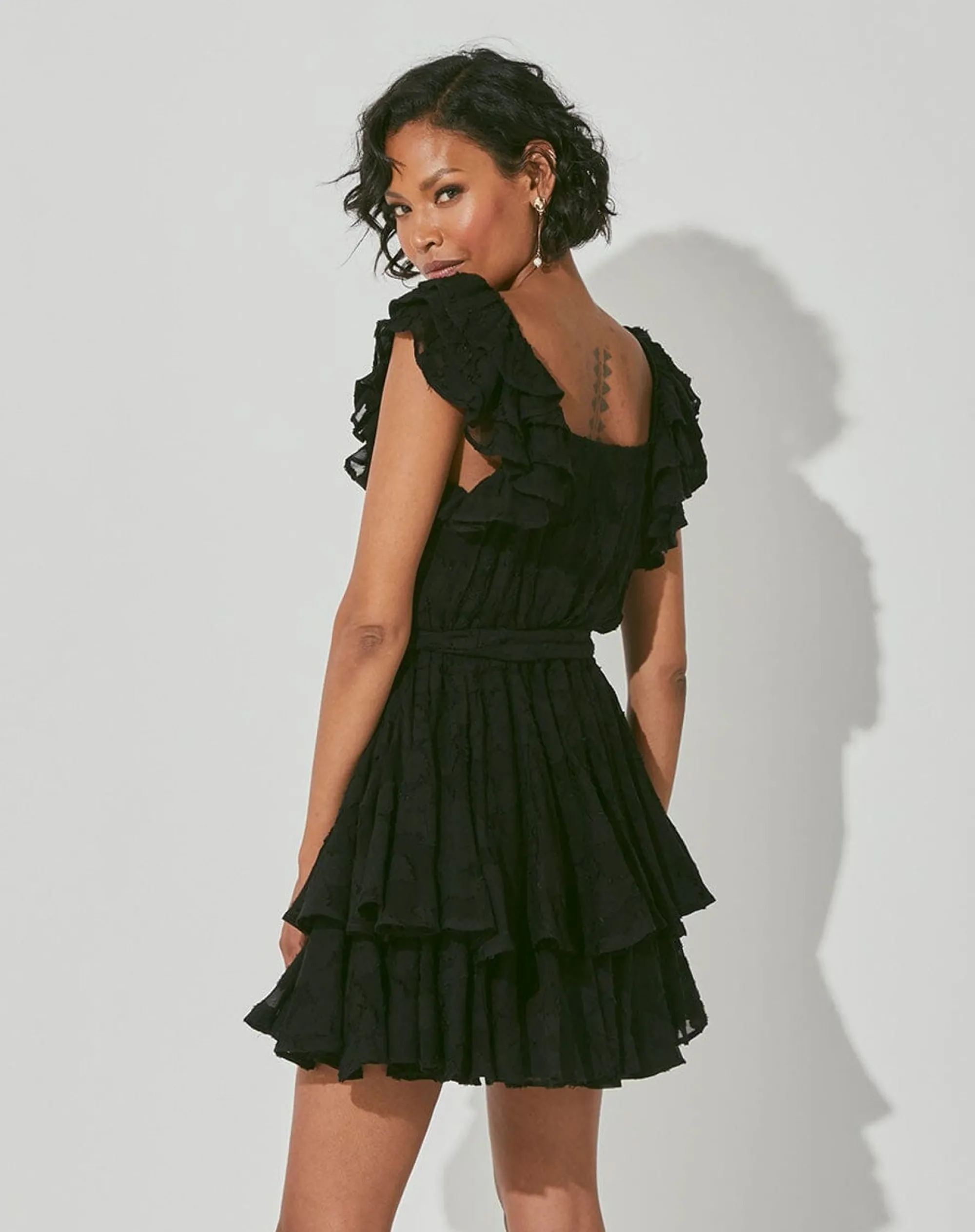 Cleobella Dresses-Andrea Mini Dressblack