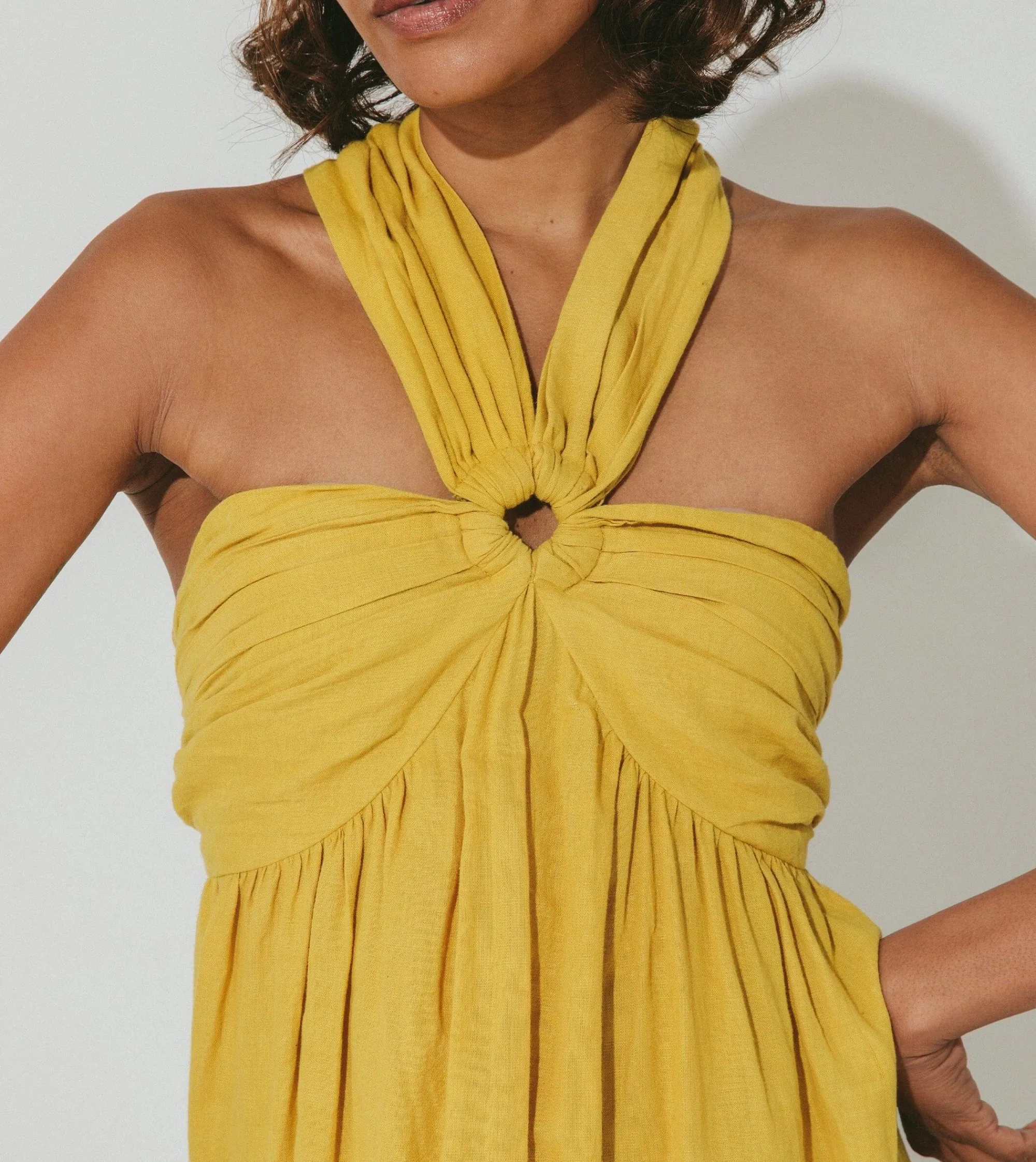 Cleobella Dresses-Aurelia Ankle Dressmarigold