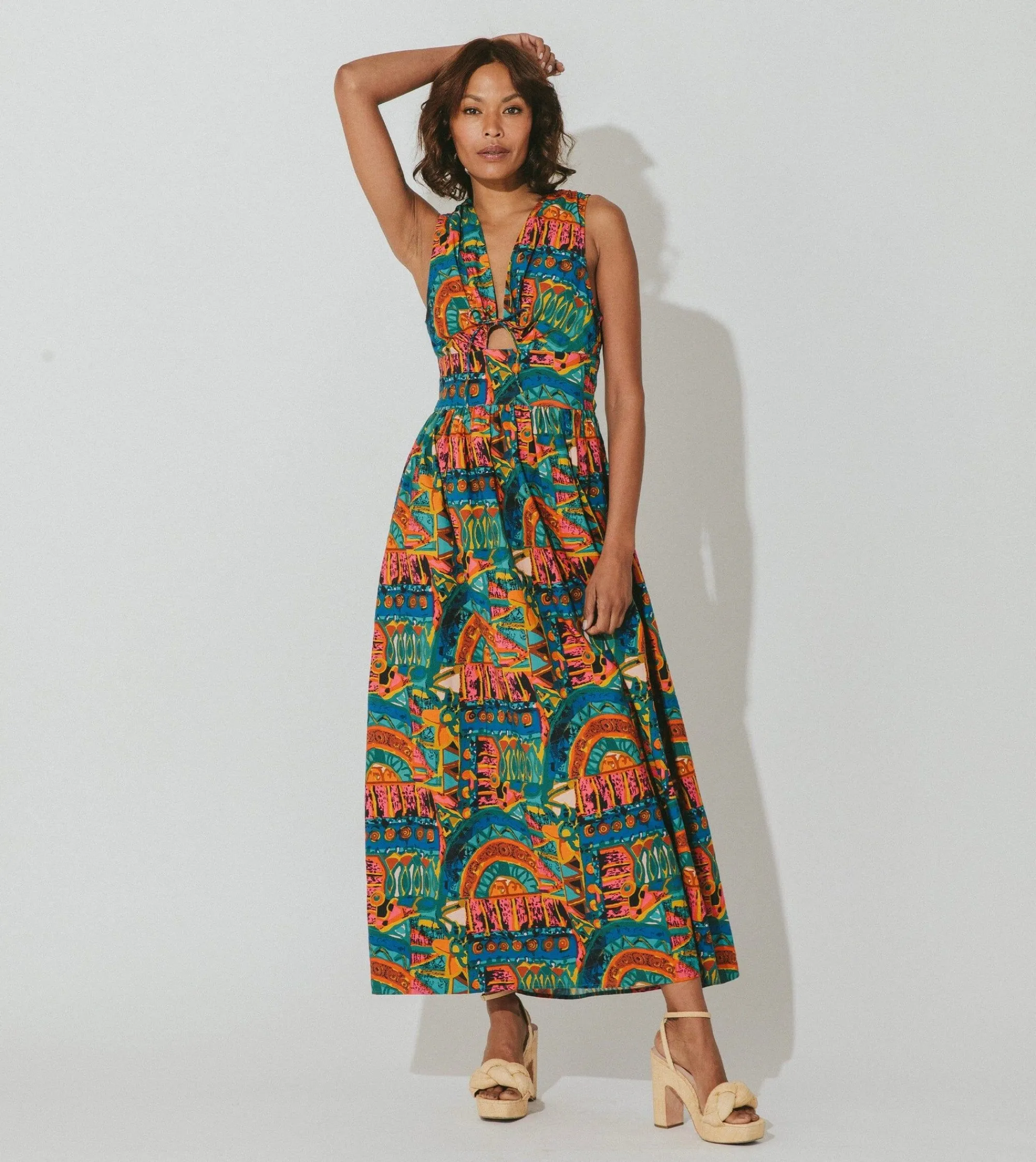 Cleobella Dresses-Ayanna Ankle Dressparadiso