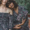 Cleobella Handbags-Block Printed Makeup Bagzuri