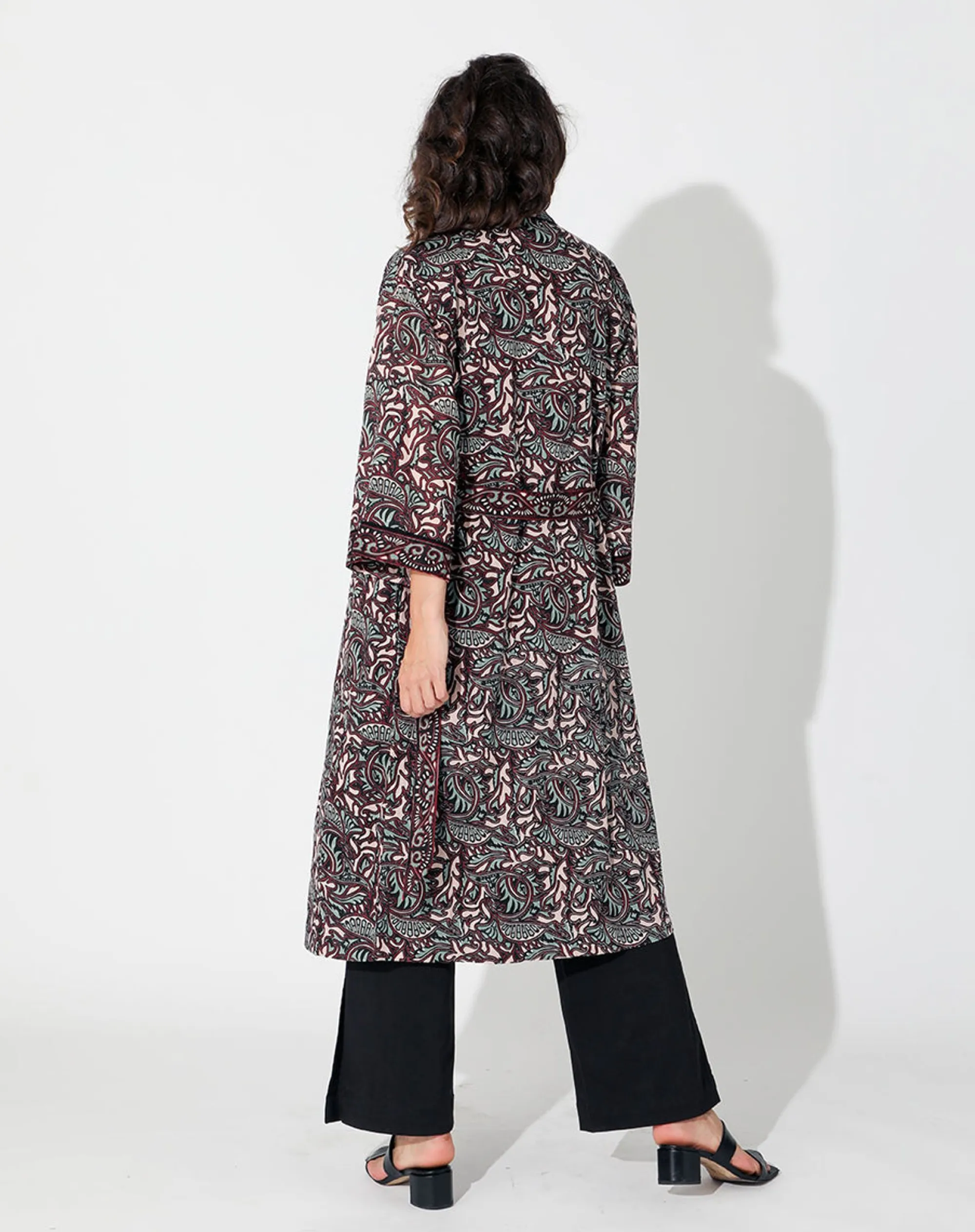 Cleobella Jackets & Sweaters-Block Printed Robezuri