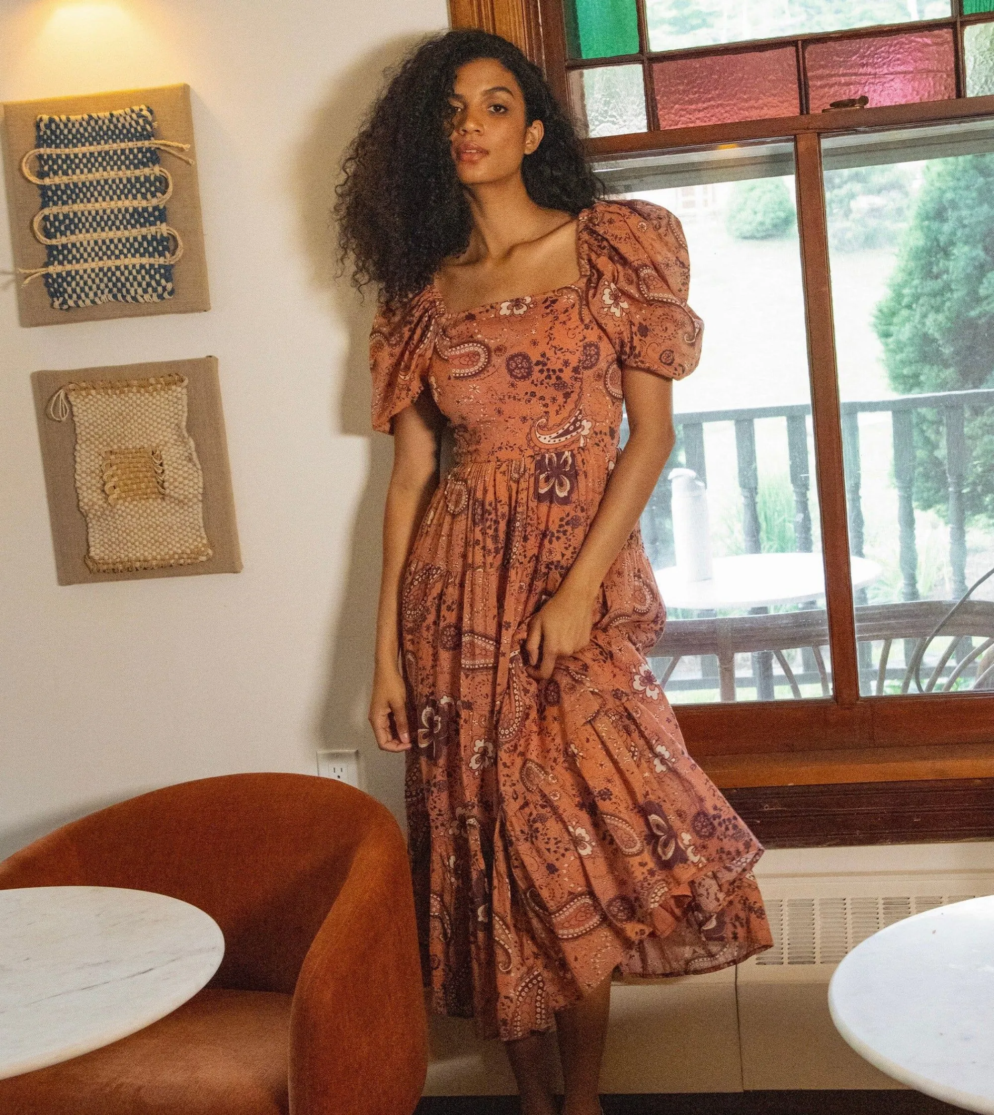 Cleobella Dresses-Brielle Midi Dressrhode Paisley