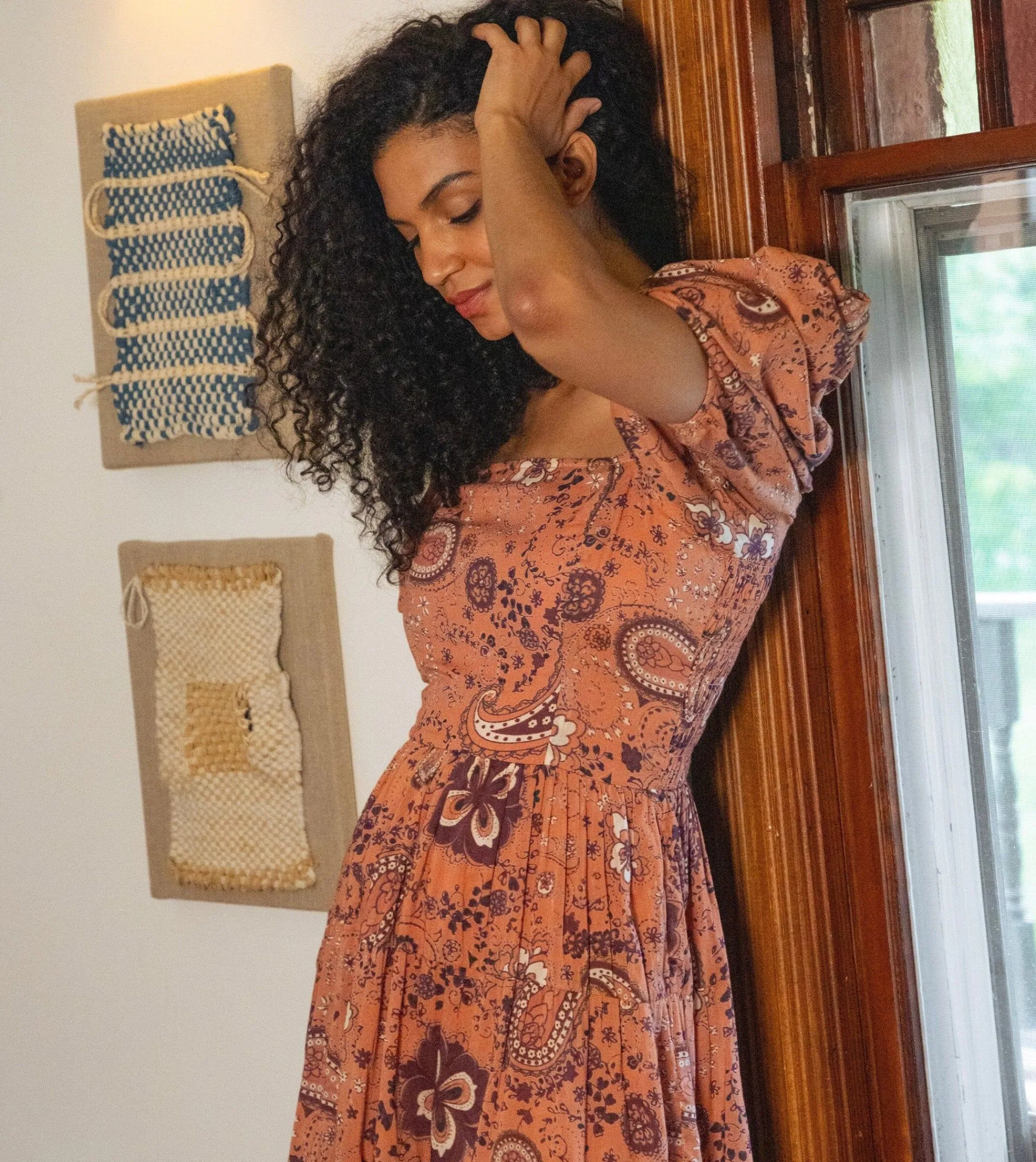 Cleobella Dresses-Brielle Midi Dressrhode Paisley