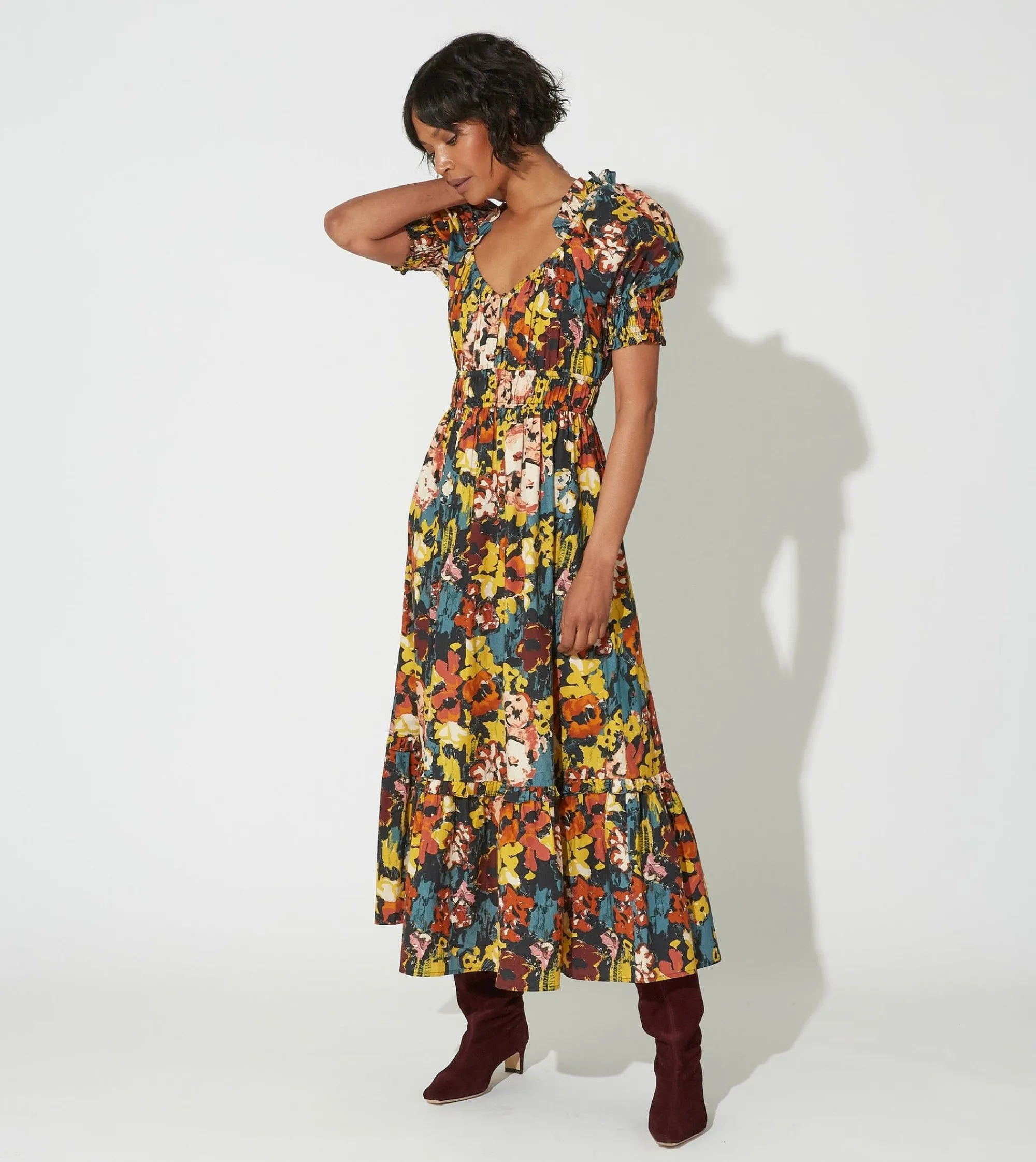 Cleobella Dresses-Caprice Ankle Dressmonet
