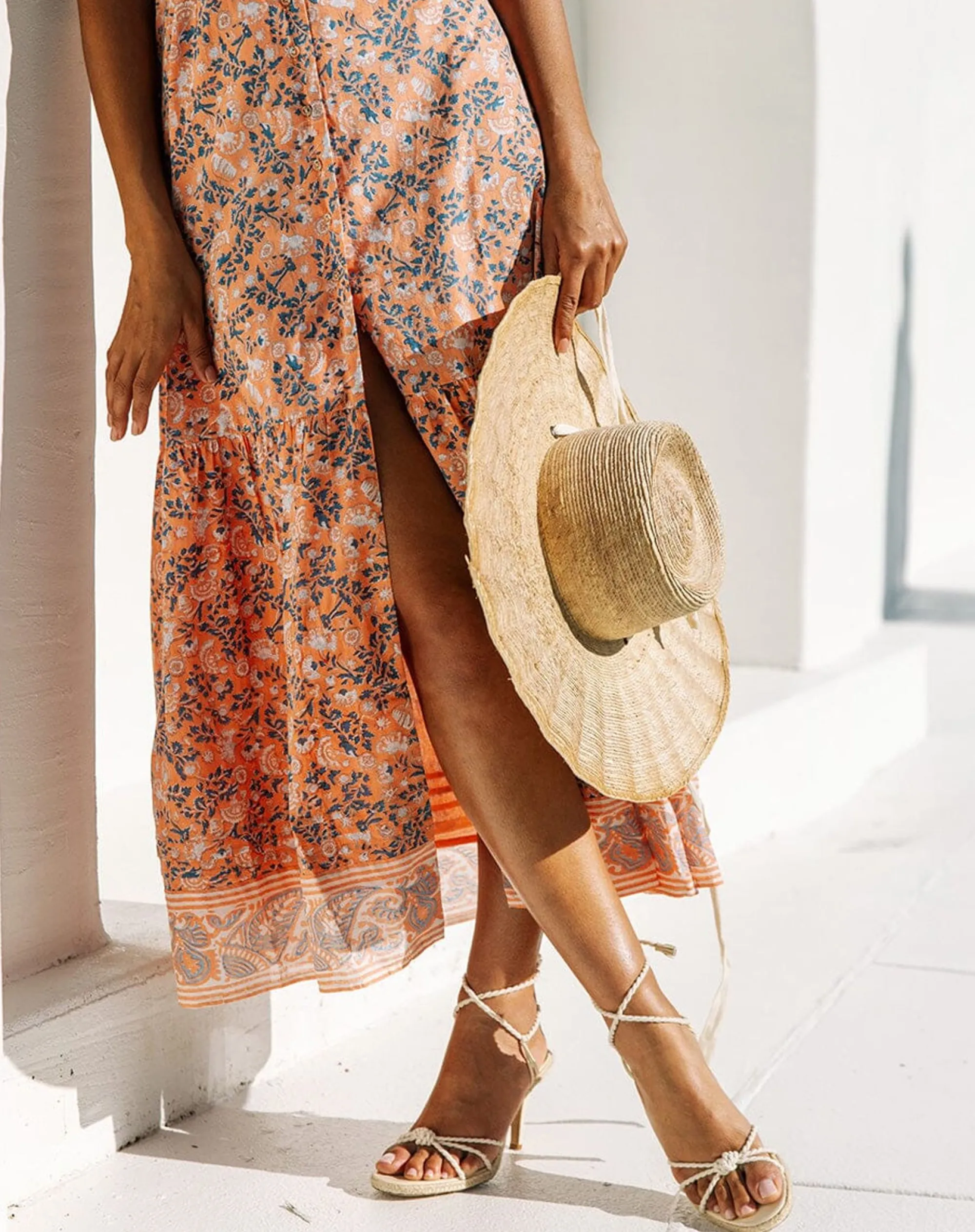 Cleobella Swim-Cortez Palm Hatnatural