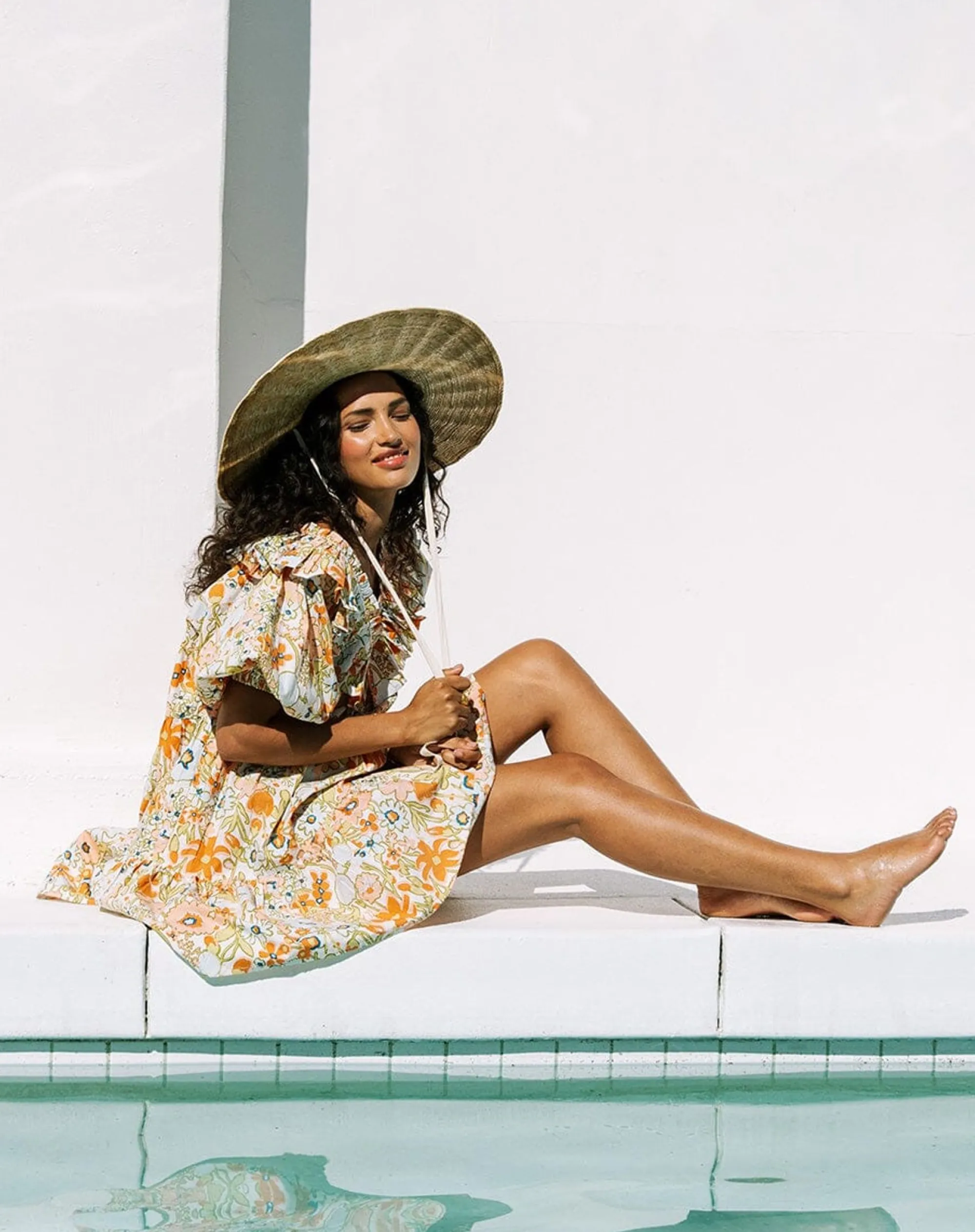 Cleobella Swim-Cortez Palm Hatnatural