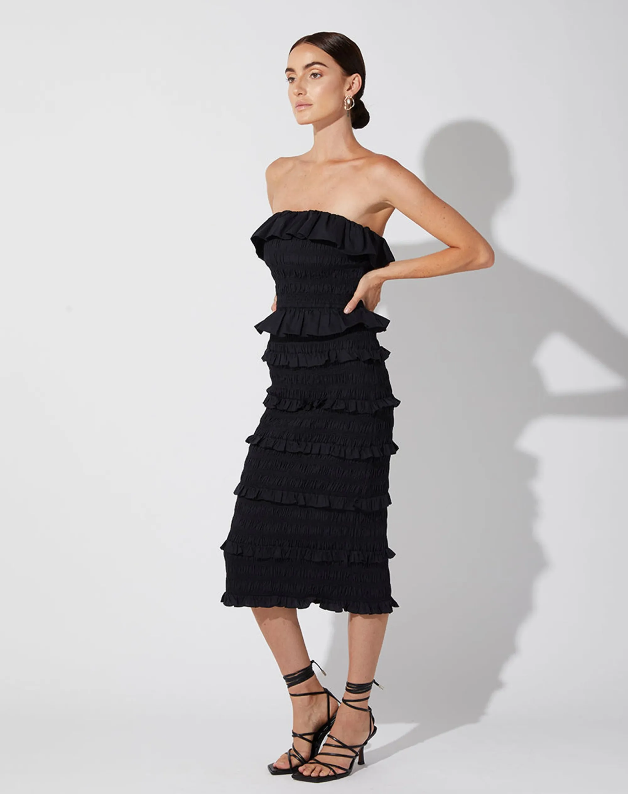 Cleobella Dresses-Elodie Midi Dressblack