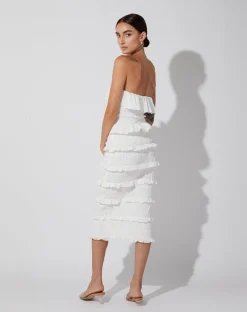 Cleobella Dresses-Elodie Midi Dresswhite