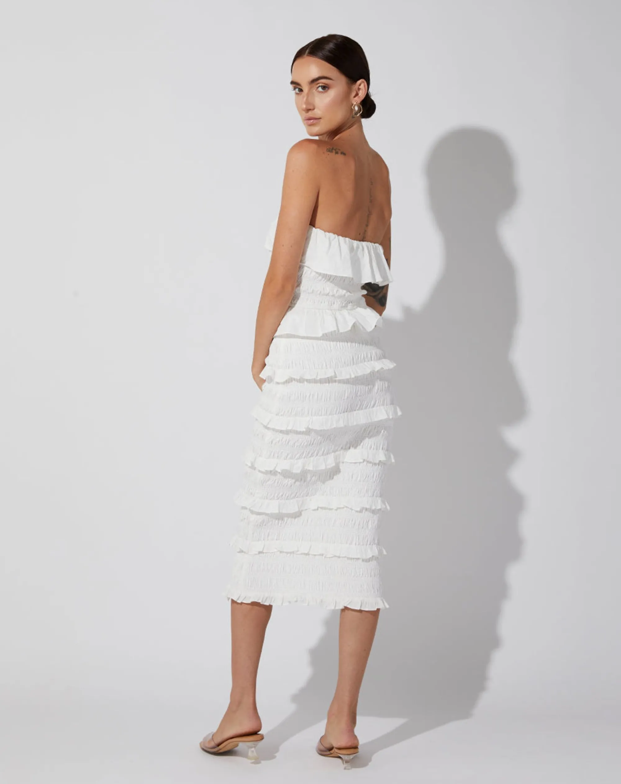 Cleobella Dresses-Elodie Midi Dresswhite