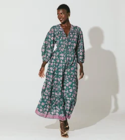 Cleobella Dresses-Grace Ankle Dressjade Floral