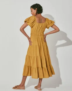 Cleobella Dresses-Kailani Midi Dressgoldie