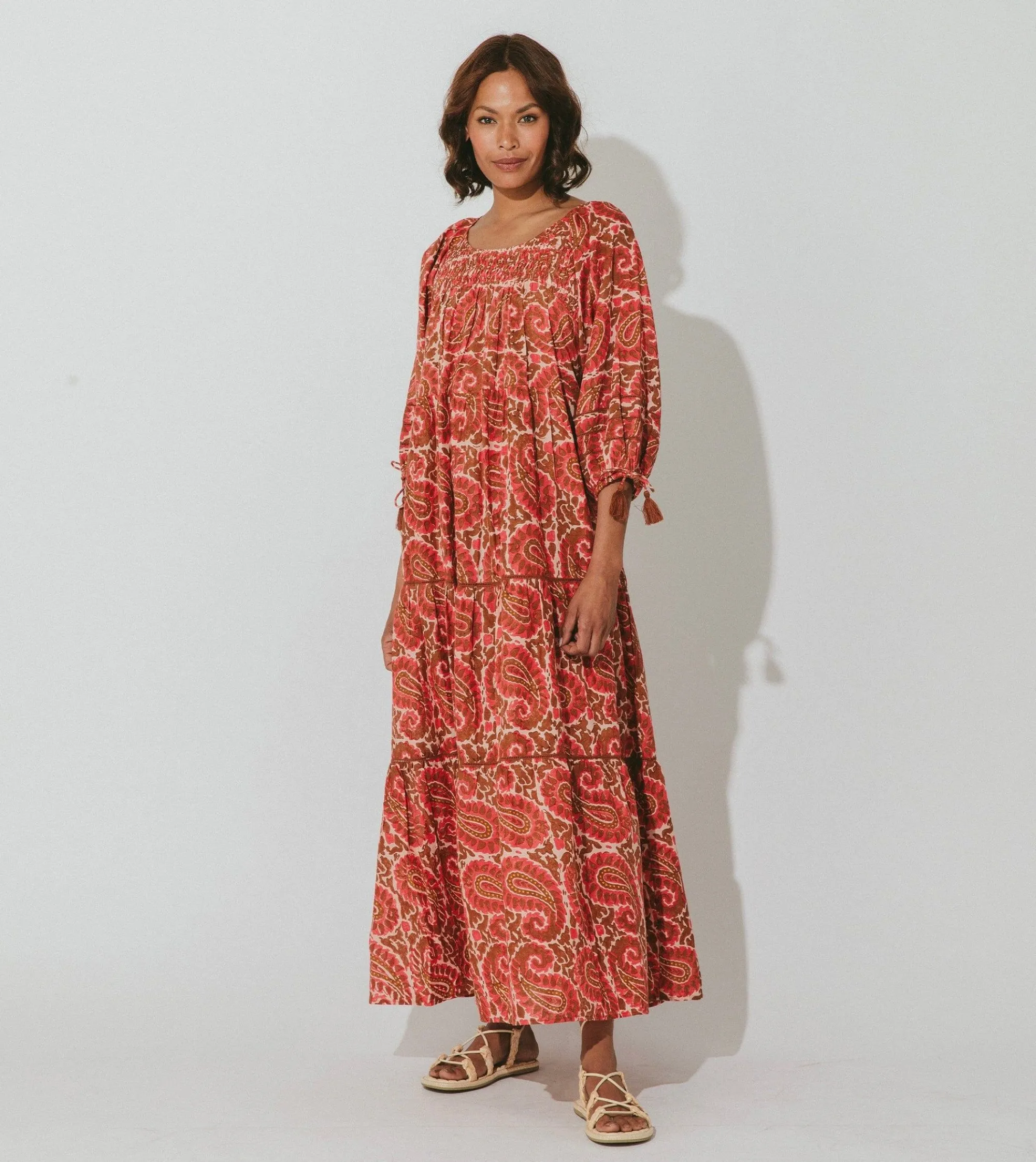 Cleobella Dresses-Kamala Kaftan Dressaurora