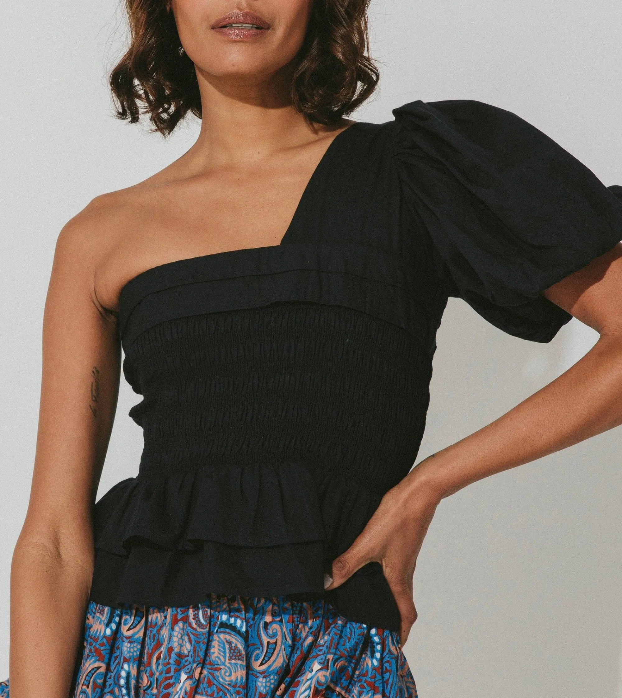 Cleobella Tops-Kassi Topblack