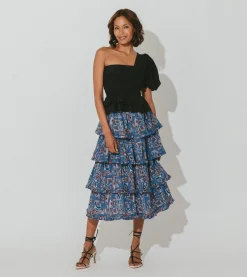 Cleobella Bottoms-Lana Midi Skirtlazuli
