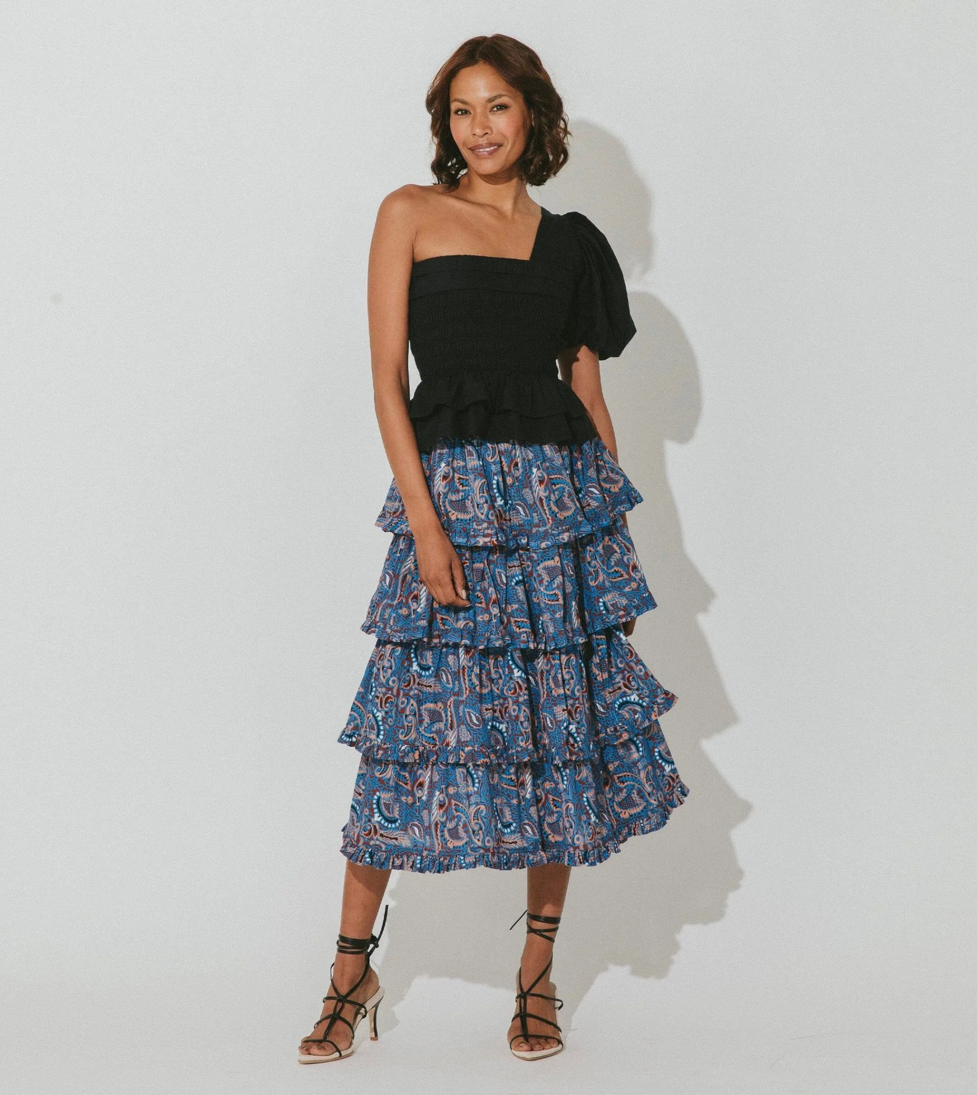 Cleobella Bottoms-Lana Midi Skirtlazuli