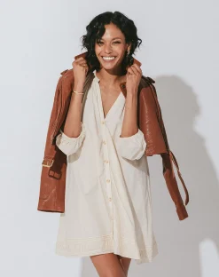 Cleobella Jackets & Sweaters-Leather Jacketcognac