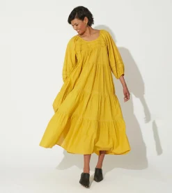 Cleobella Dresses-Luz Ankle Dresscitrine
