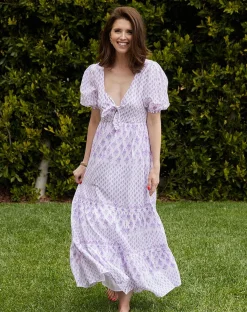 Cleobella Dresses-Maria Ankle Dressditzy Rose