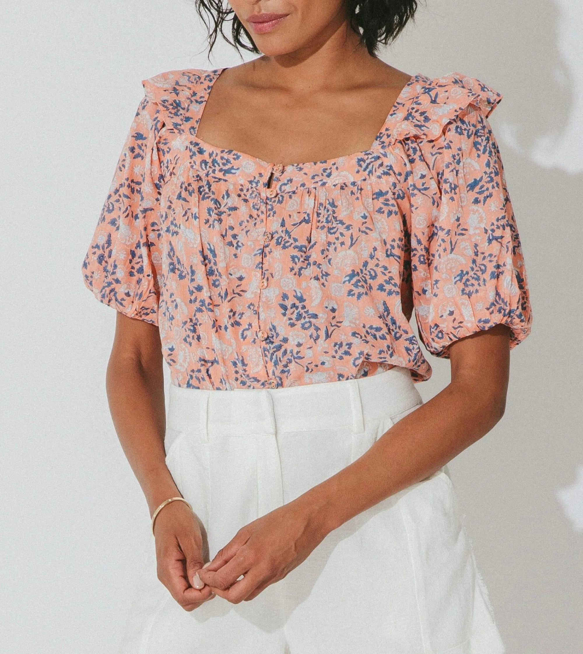 Cleobella Tops-Mariana Blousepositano Floral