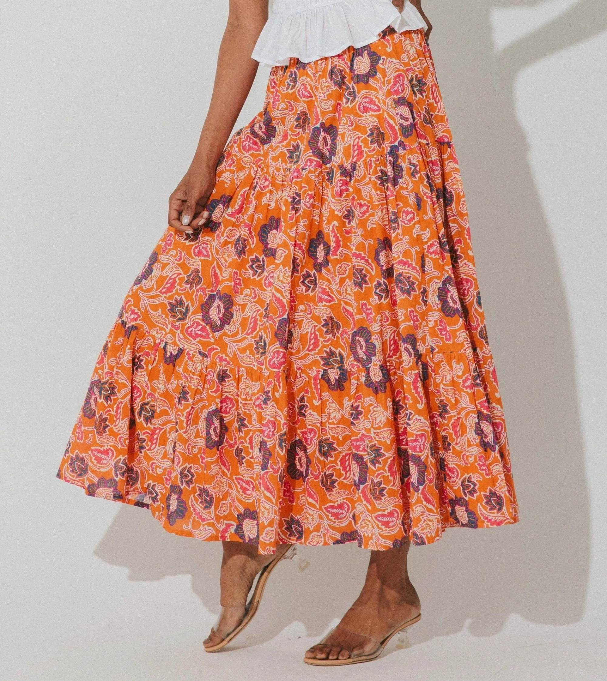 Cleobella Bottoms-Masina Ankle Skirttropique