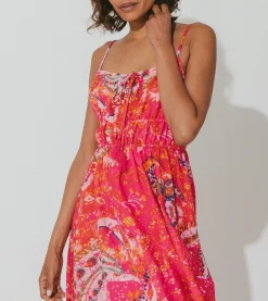 Cleobella Dresses-Monaco Midi Dresshibiscus
