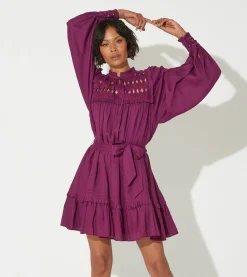 Cleobella Dresses-Musette Mini Dressaubergine
