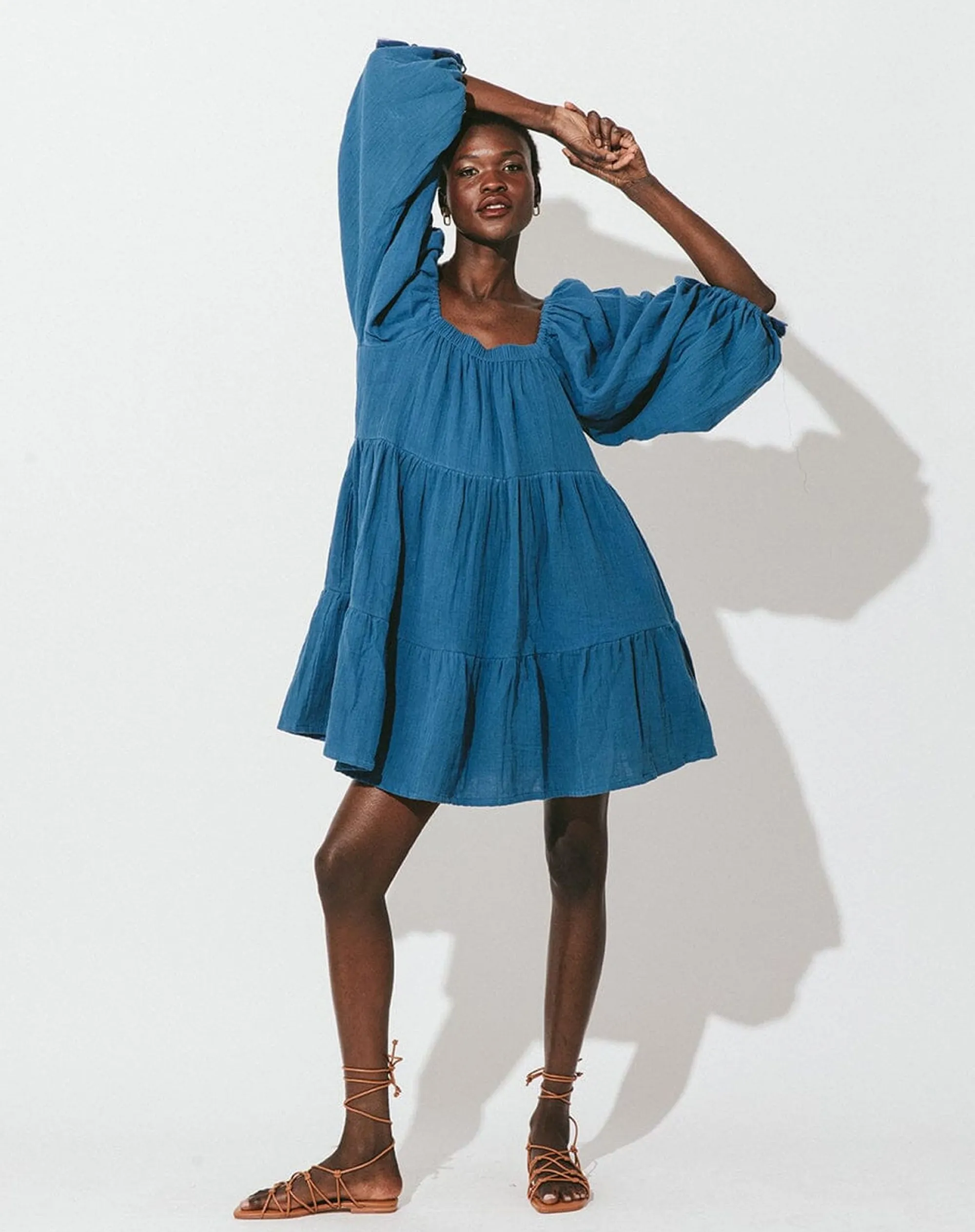 Cleobella Dresses-Neha Mini Dressindigo