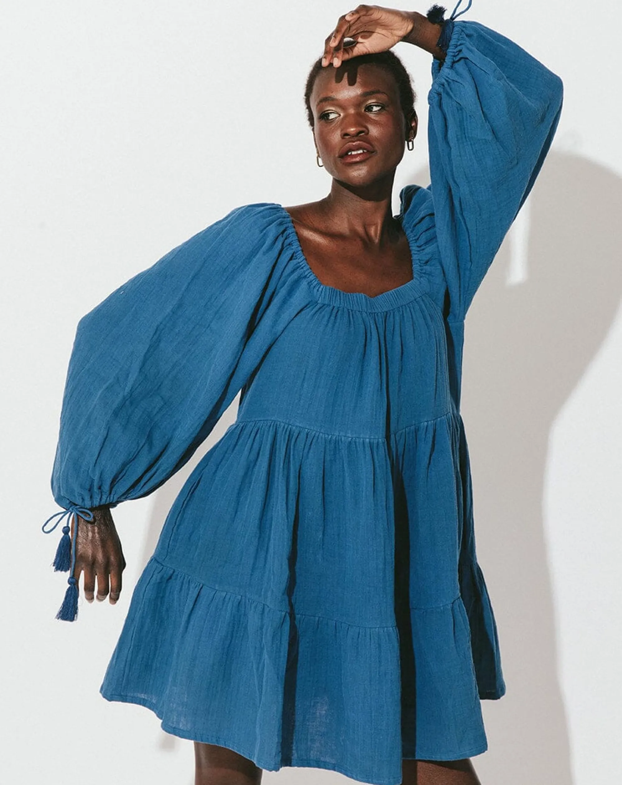 Cleobella Dresses-Neha Mini Dressindigo