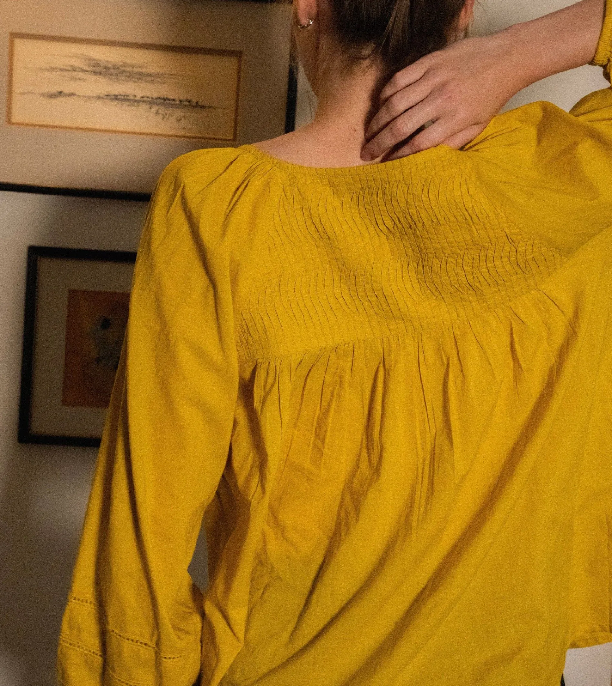 Cleobella Tops-Nerea Blousecitrine