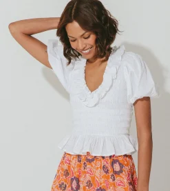 Cleobella Tops-Neva Topwhite