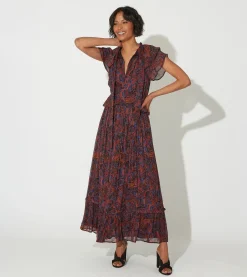 Cleobella Dresses-Nicolette Ankle Dressretrograde Paisley