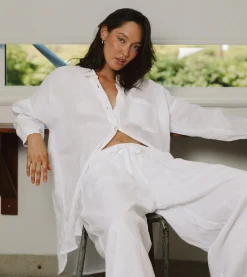 Cleobella Tops-Nusa Button Up Topivory