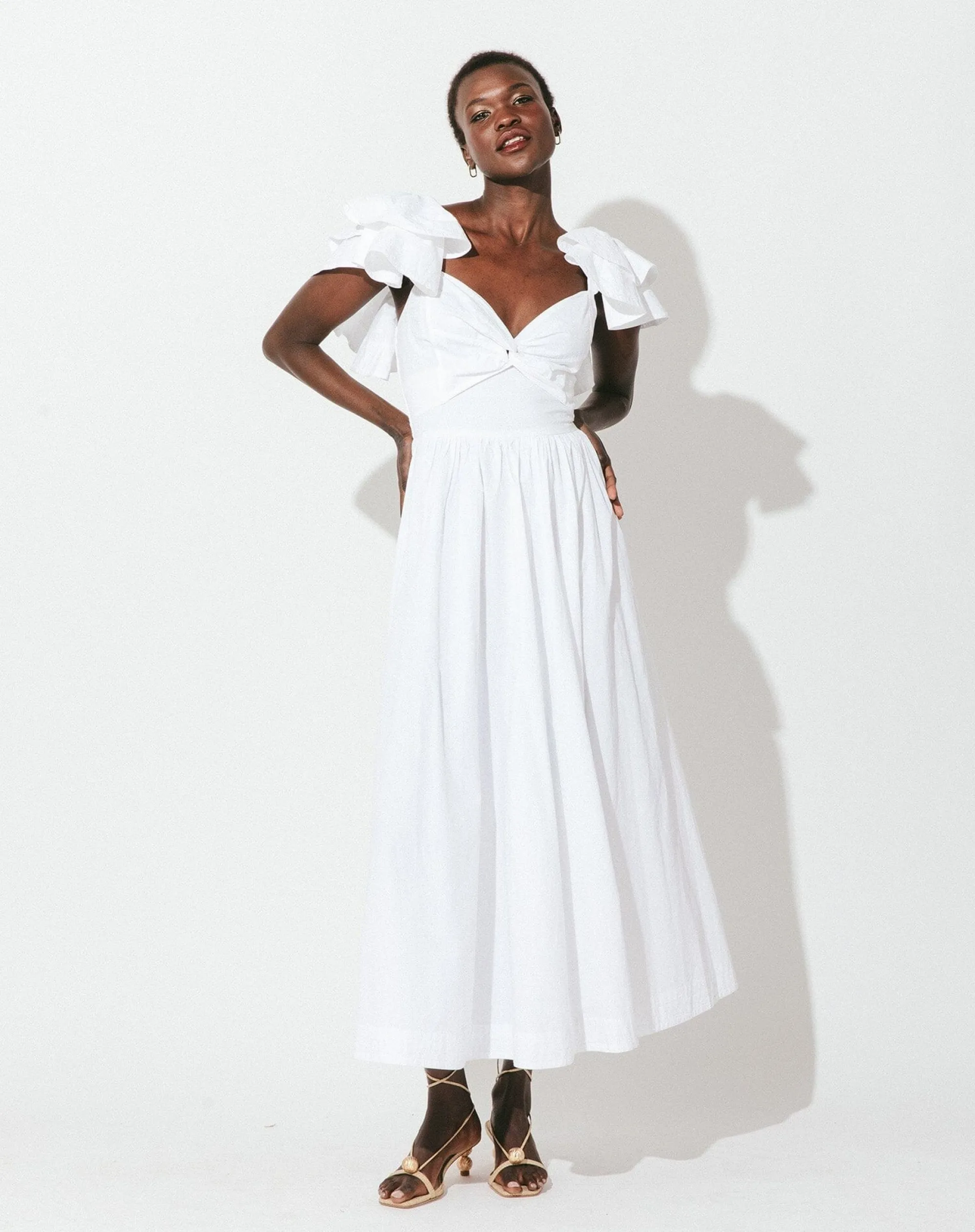 Cleobella Dresses-Pasha Ankle Dresswhite