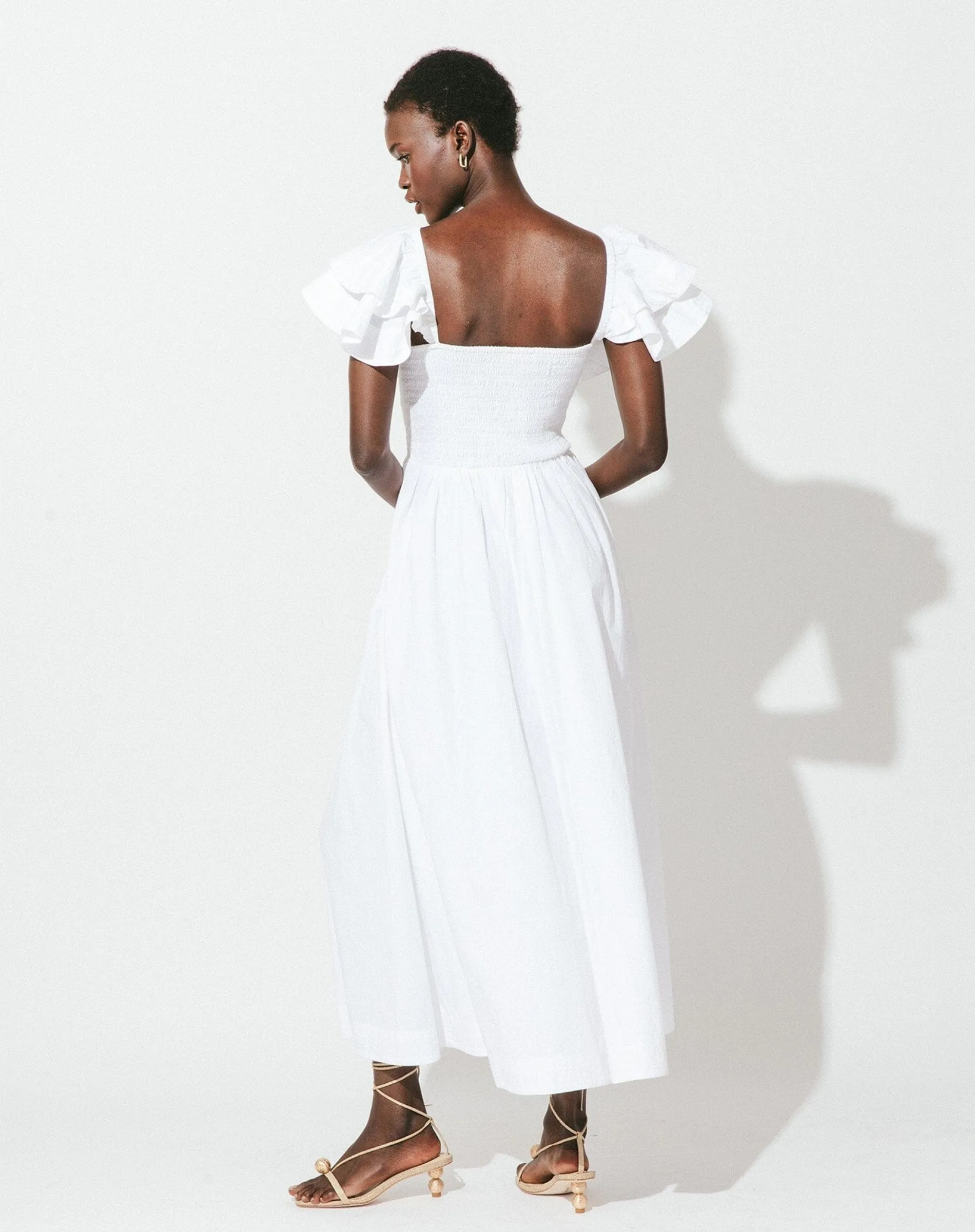 Cleobella Dresses-Pasha Ankle Dresswhite