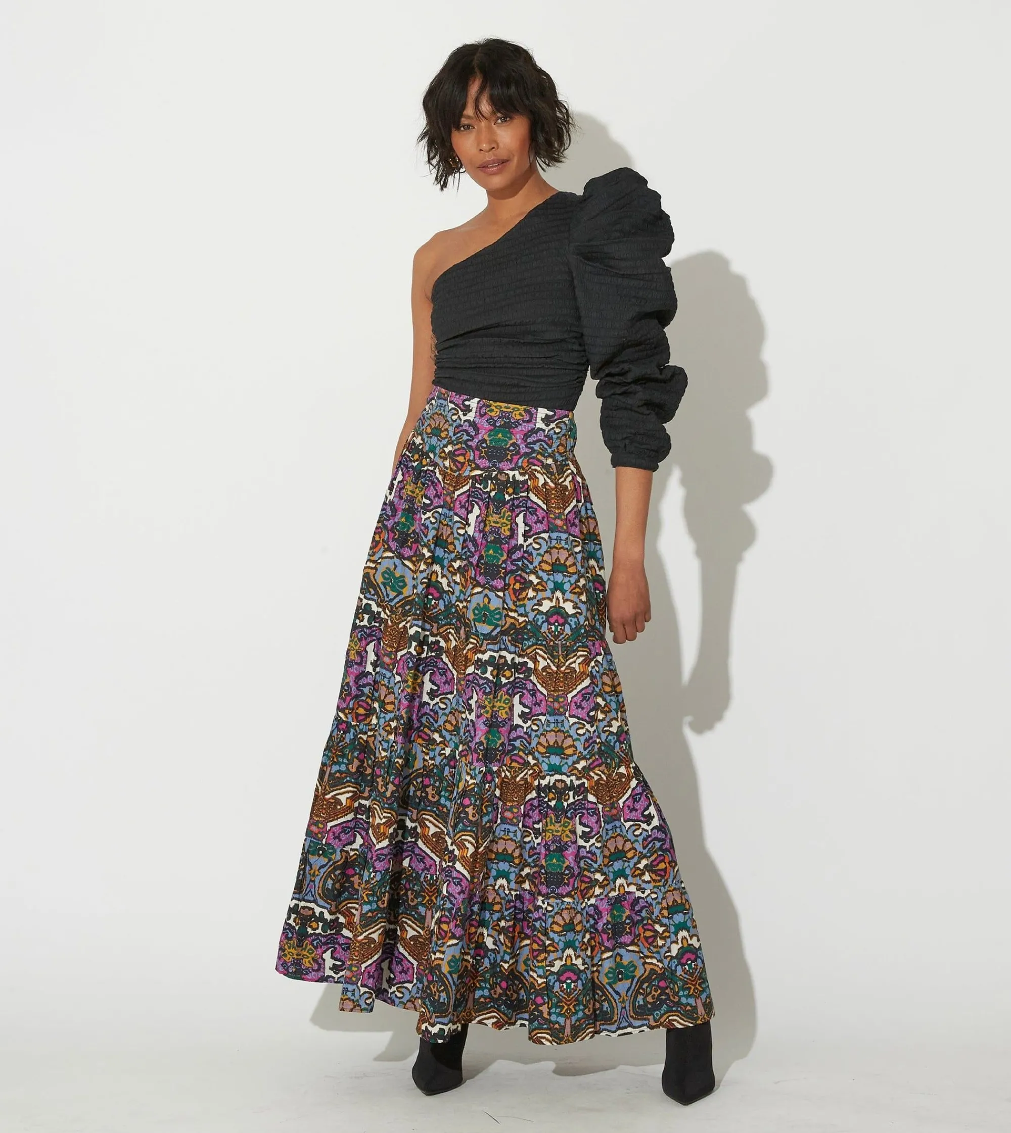 Cleobella Bottoms-Rania Maxi Skirtmosaic Ikat