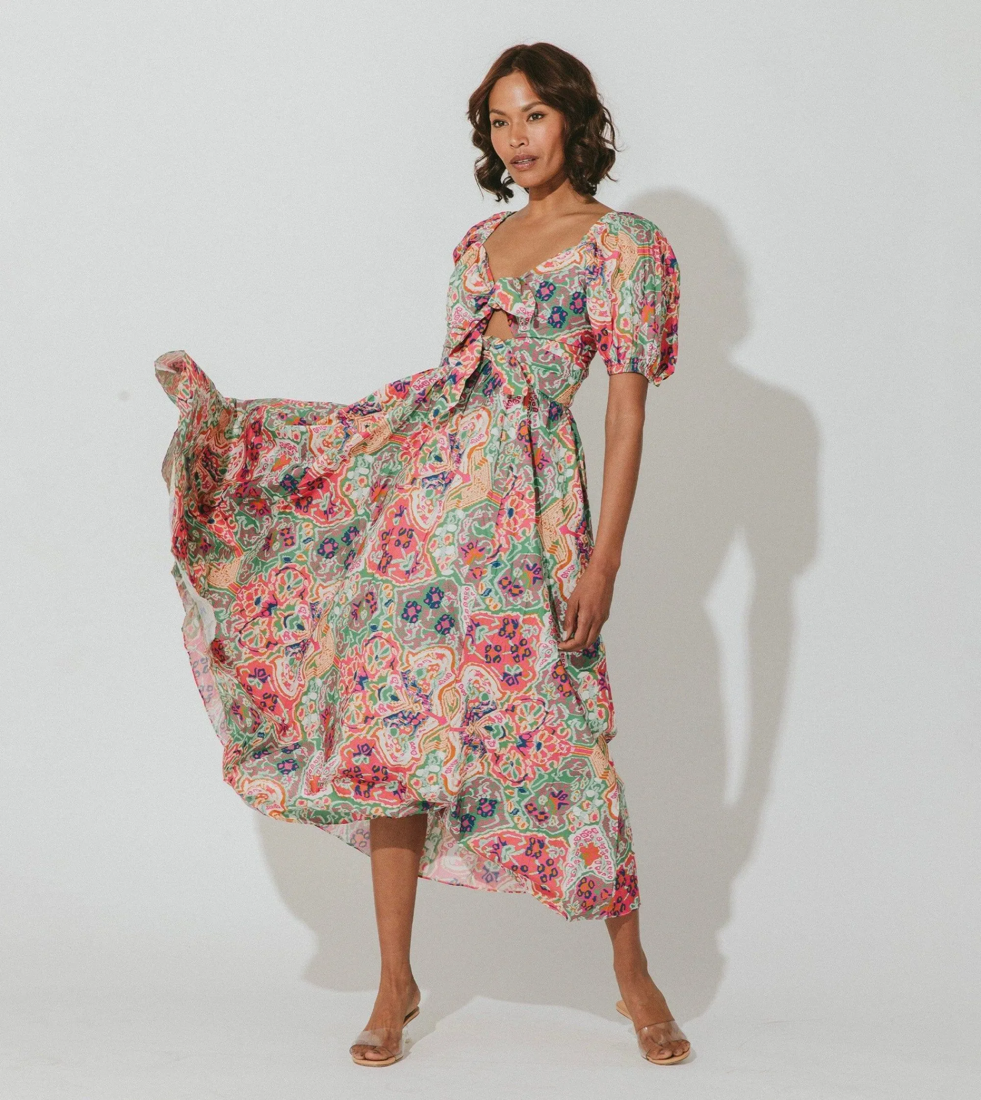 Cleobella Dresses-Reza Midi Dresspanama