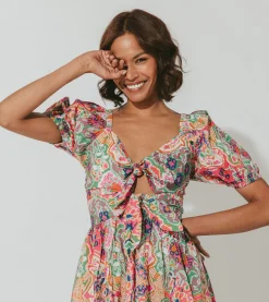 Cleobella Dresses-Reza Midi Dresspanama