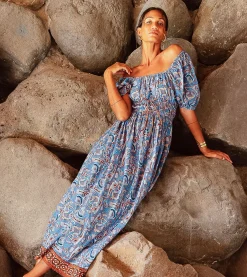 Cleobella Dresses-Rhea Ankle Dresslazuli