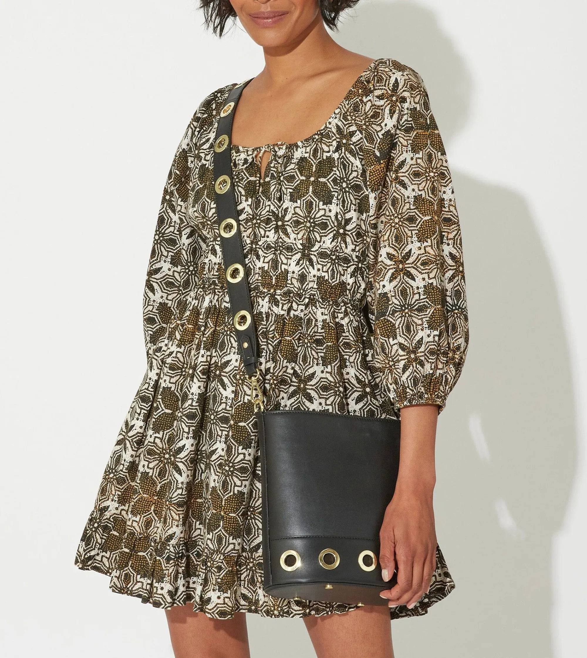 Cleobella Handbags-Rochelle Bucket Bagblack