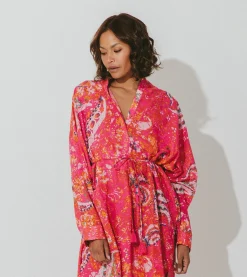 Cleobella Dresses-Rohita Kaftan Dresshibiscus
