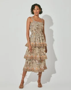 Cleobella Dresses-Rosalie Midi Dresskaleidoscope