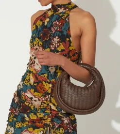 Cleobella Handbags-Santiago Mini Hobo Bagchocolate