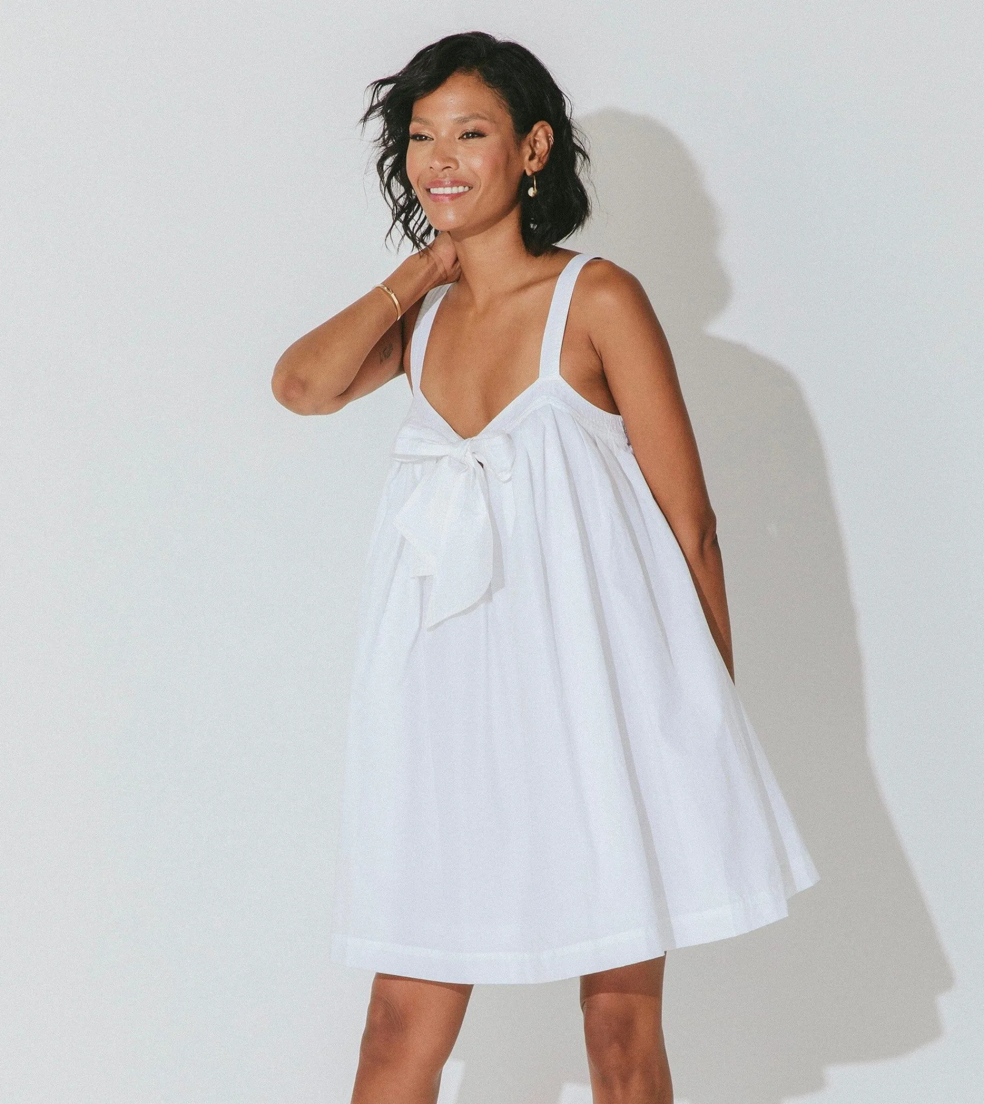Cleobella Dresses-Shyla Mini Dressbright White