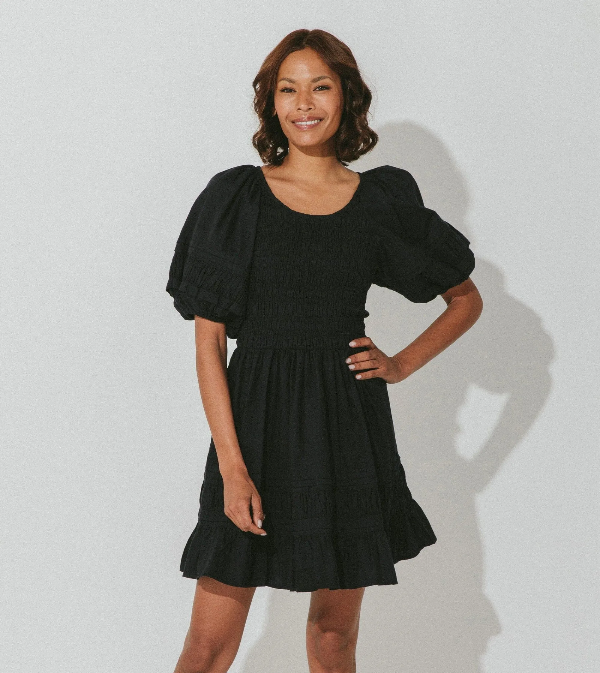 Cleobella Dresses-Stasia Mini Dressblack