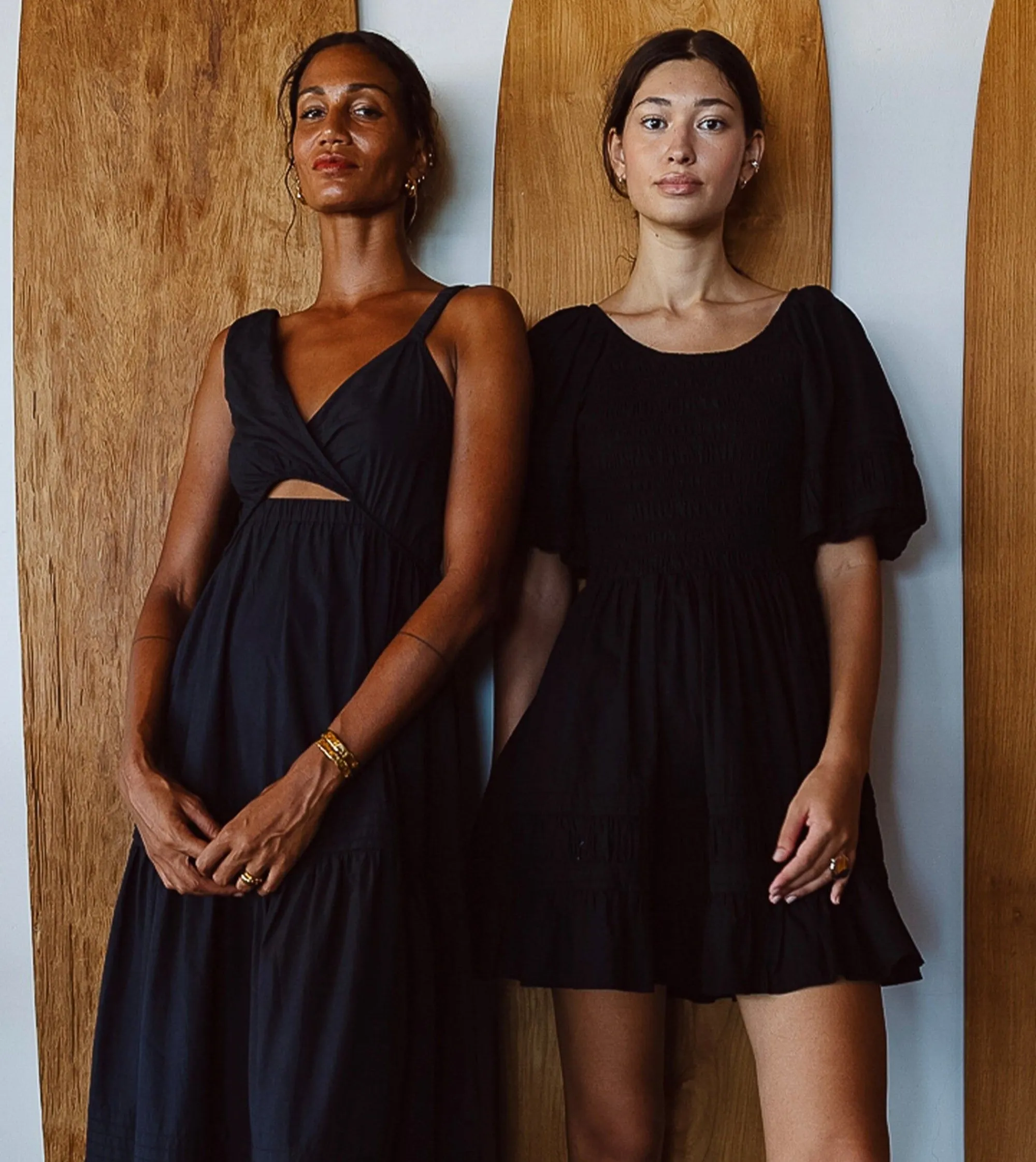 Cleobella Dresses-Stasia Mini Dressblack