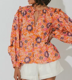 Cleobella Tops-Talia Blousetropique