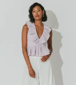 Cleobella Tops-Vega Toplilac